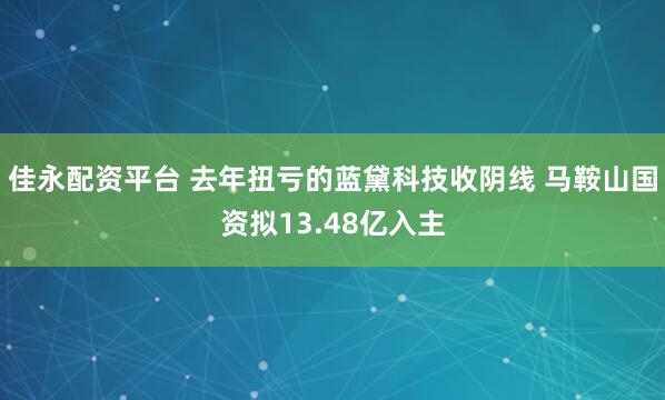 佳永配资平台 去年扭亏的蓝黛科技收阴线 马鞍山国资拟13.48亿入主