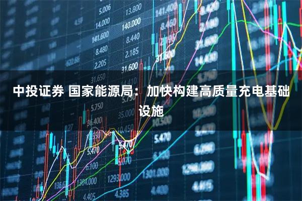 中投证券 国家能源局：加快构建高质量充电基础设施